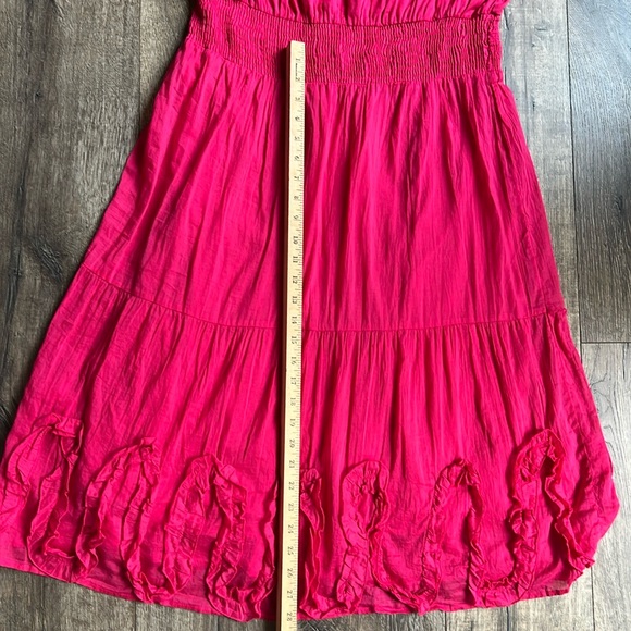 Studio West Fuchsia Cotton Dress - Picture 8 of 8